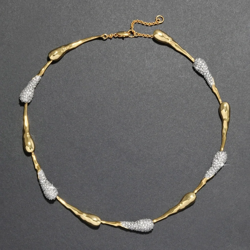 ALEXIS BITTAR • Solanales Crystal Teardrop Riviera Necklace